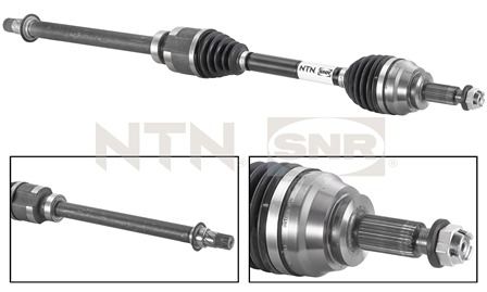 SNR Drivaksel dk55031 højre foraksel for RENAULT