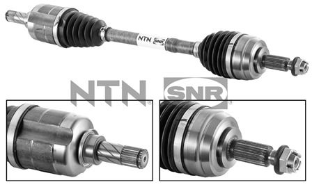SNR Drivaksel dk55037 venstre foraksel for RENAULT
