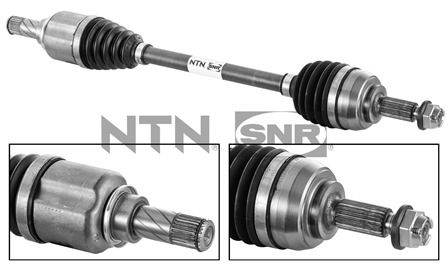 SNR Drivaksel dk55092 venstre foraksel for RENAULT