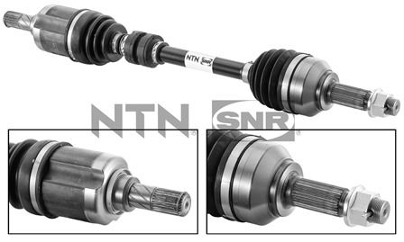 SNR Drivaksel DK68.006 venstre foraksel for NISSAN