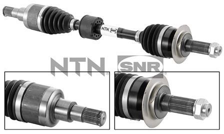 SNR Drivaksel DK77.018 venstre foraksel for FIAT SUZUKI