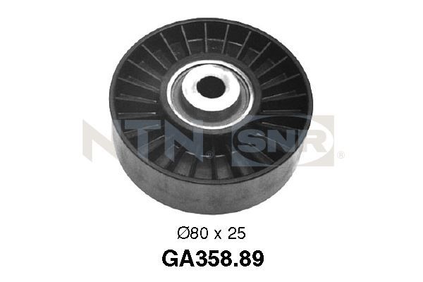 SNR Medløberhjul, multi-V-rem ga35889 for FIAT LANCIA