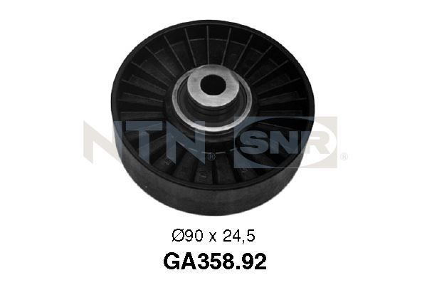 SNR Medløberhjul, multi-V-rem ga35892 for FIAT LANCIA