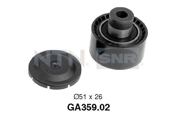 SNR Medløberhjul, multi-V-rem ga35902 for PEUGEOT FORD MAZDA