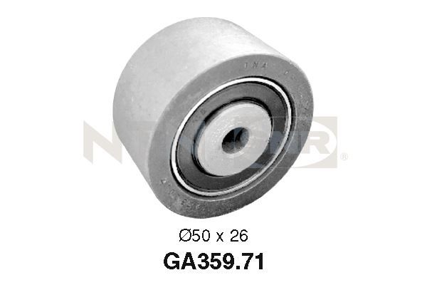SNR Medløberhjul, multi-V-rem ga35971 for CITROËN PEUGEOT FIAT