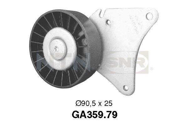 SNR Medløberhjul, multi-V-rem ga35979 for PEUGEOT CITROËN