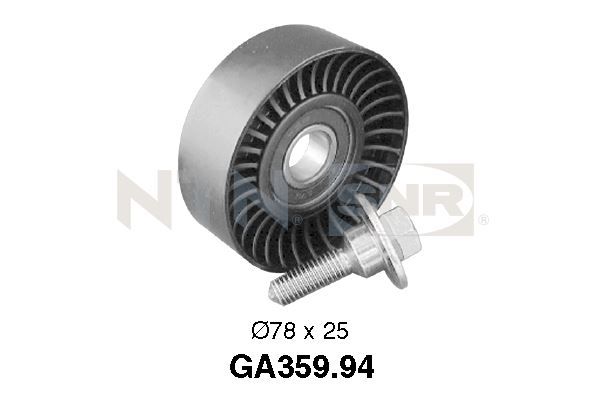 SNR Medløberhjul, multi-V-rem ga35994 for PEUGEOT CITROËN LANCIA
