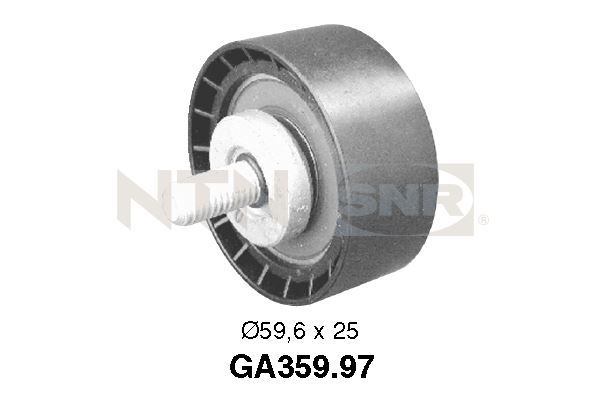 SNR Medløberhjul, multi-V-rem ga35997 for PEUGEOT CITROËN FIAT