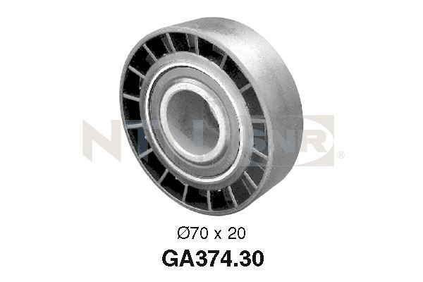 SNR Medløberhjul, multi-V-rem GA374.30 for ROVER MG