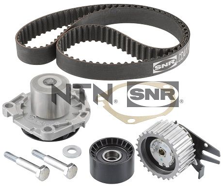 SNR Vandpumpe + tandremssæt kdp453250 for OPEL FORD ALFA ROMEO FIAT JEEP VAUXHALL LANCIA SAAB CADILLAC CHEVROLET PEUGEOT SUZUKI
