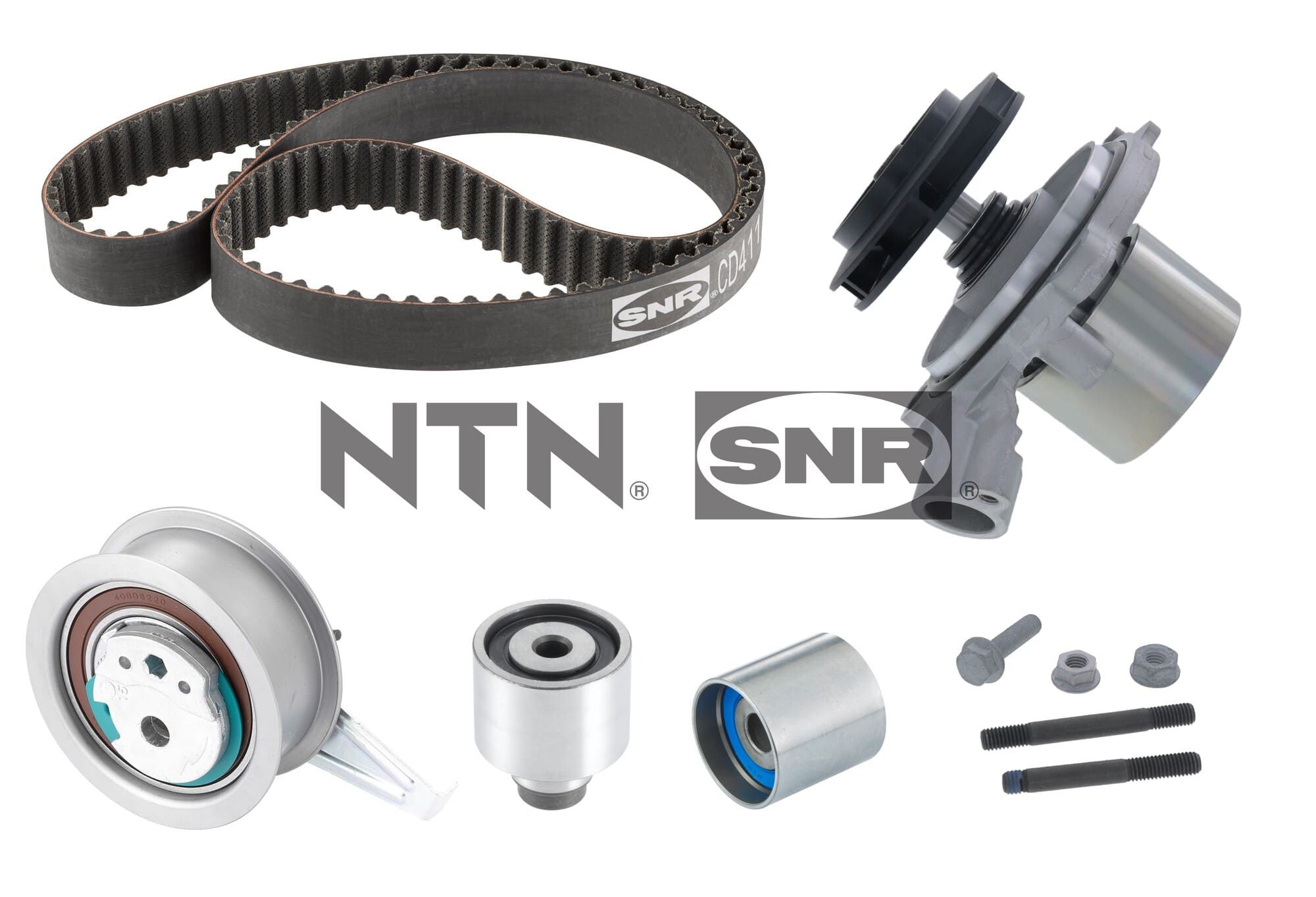 SNR Vandpumpe + tandremssæt kdp457790 for AUDI VW SKODA SEAT