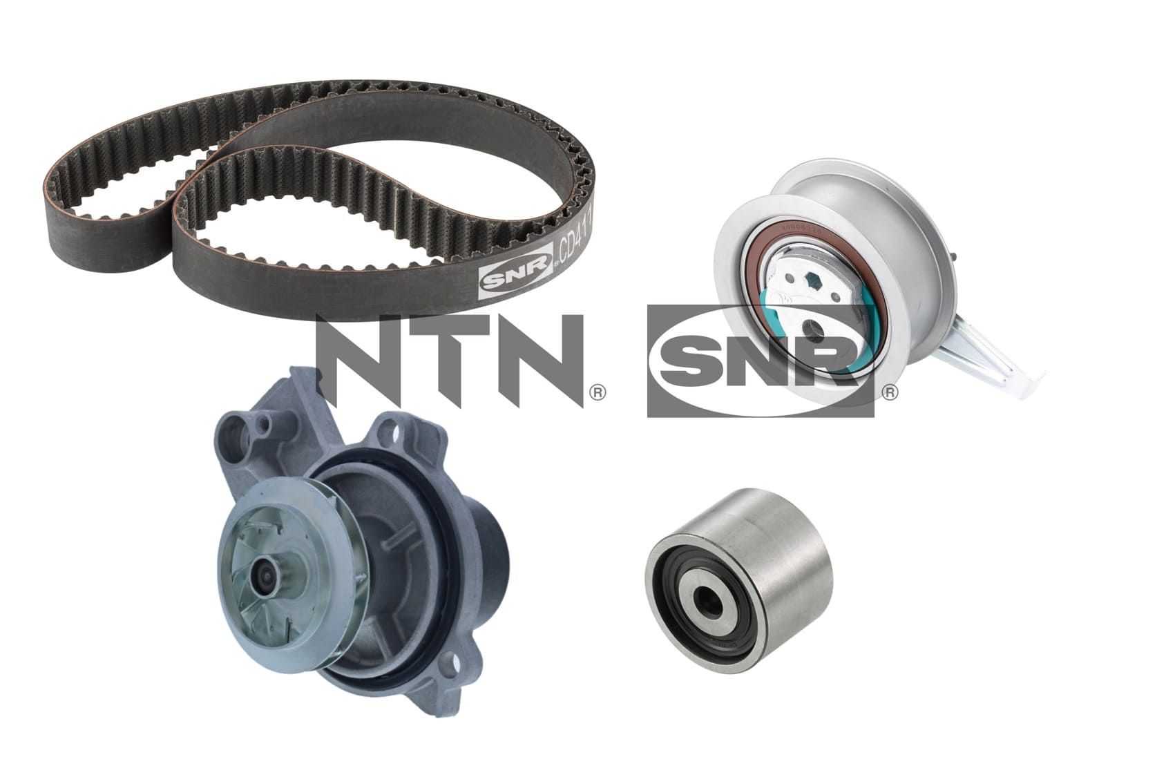 SNR Vandpumpe + tandremssæt kdp457830 for VW SKODA AUDI SEAT