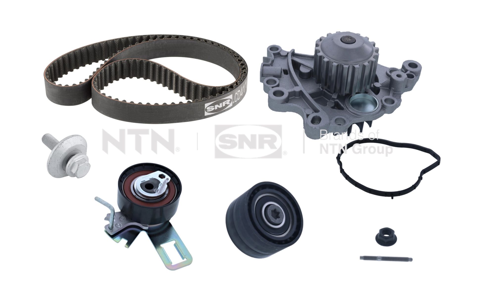 SNR Vandpumpe + tandremssæt kdp459720 for FORD VAUXHALL OPEL PEUGEOT CITROËN