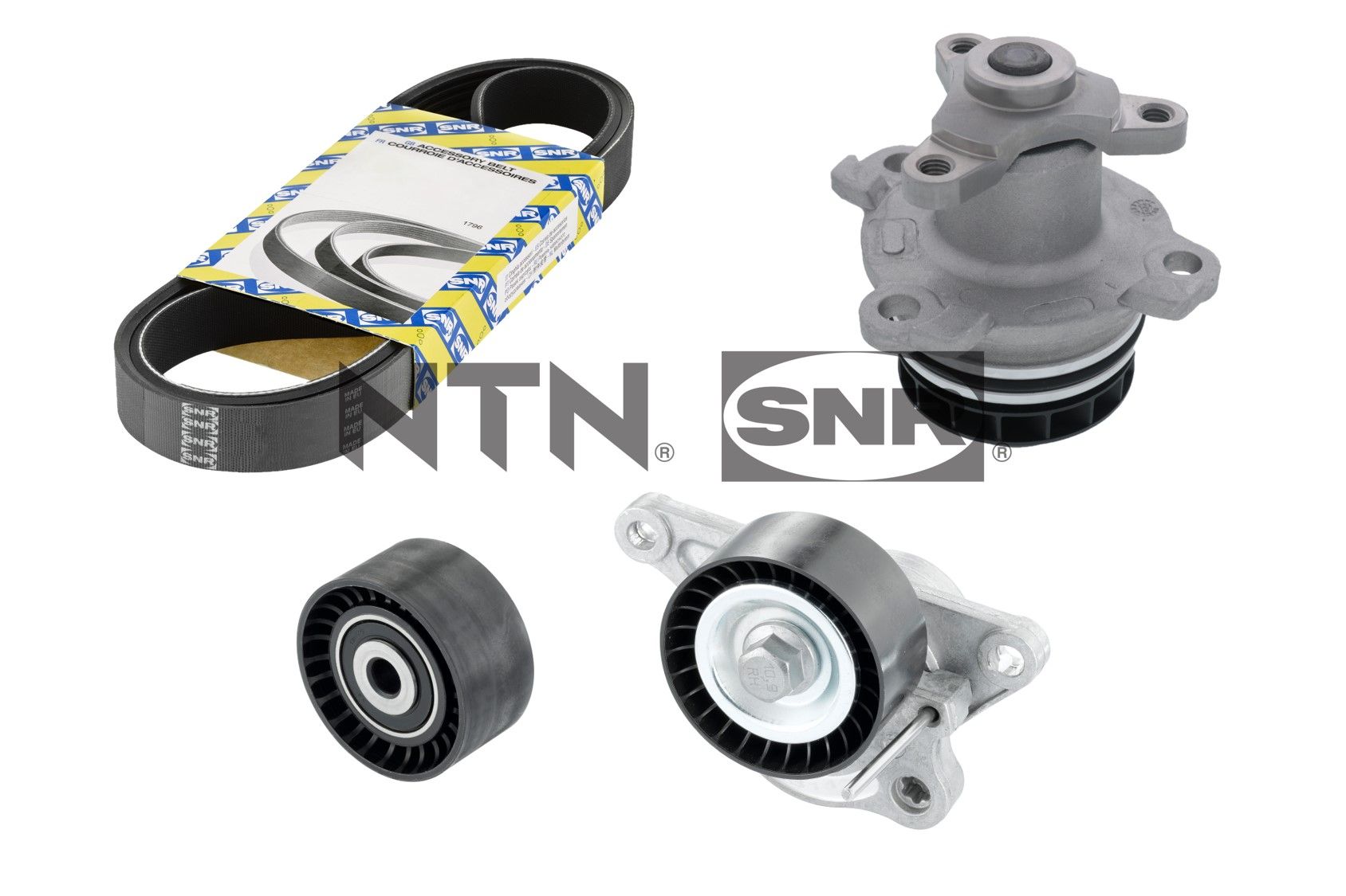 SNR Vandpumpe + kileremssæt kap855180 for OPEL CHRYSLER ALFA ROMEO FIAT LANCIA VAUXHALL RENAULT TOYOTA NISSAN MERCEDES-BENZ