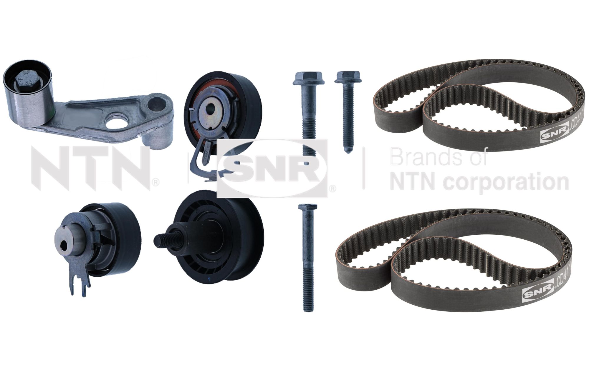 SNR Tandremssæt kd45725 for VW SEAT