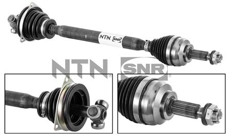 SNR Drivaksel dk55001 venstre foraksel for DACIA