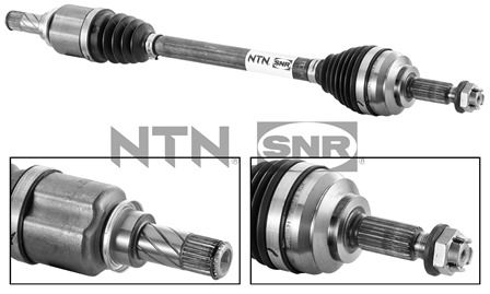 SNR Drivaksel dk55006 venstre foraksel for DACIA