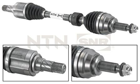 SNR Drivaksel dk55026 venstre foraksel for RENAULT