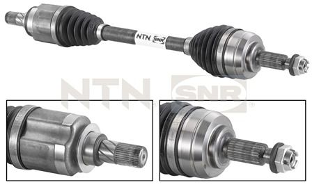 SNR Drivaksel dk55061 venstre foraksel for RENAULT