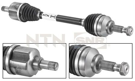 SNR Drivaksel dk59001 venstre foraksel for PEUGEOT