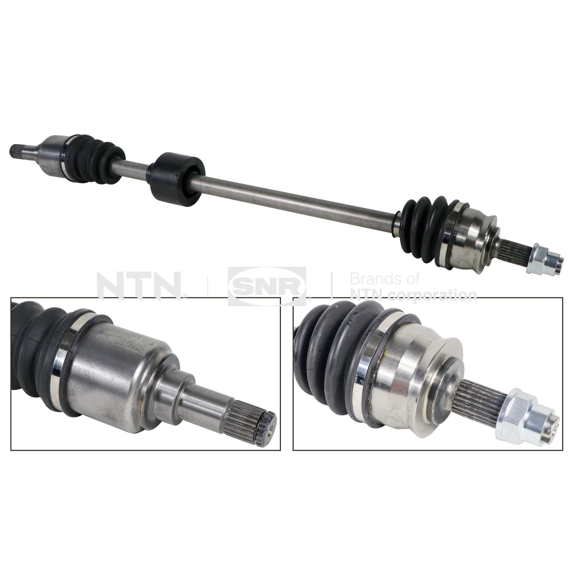 SNR Drivaksel dk58024 højre foraksel for FIAT