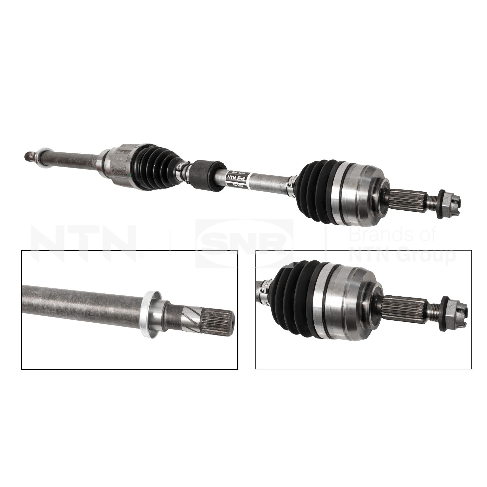 SNR Drivaksel dk55272 for DACIA