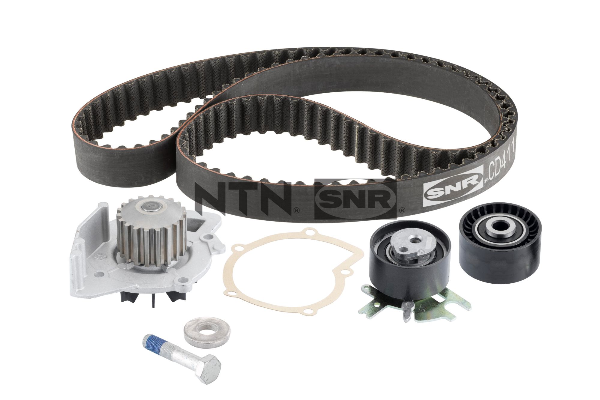 SNR Vandpumpe + tandremssæt kdp459540 for FORD OPEL VOLVO FIAT CITROËN PEUGEOT TOYOTA DS CITROËN/PEUGEOT LANCIA LAND ROVER JAGUAR MITSUBISHI