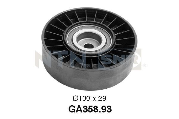 SNR Medløberhjul, multi-V-rem ga35893 for LANCIA ALFA ROMEO