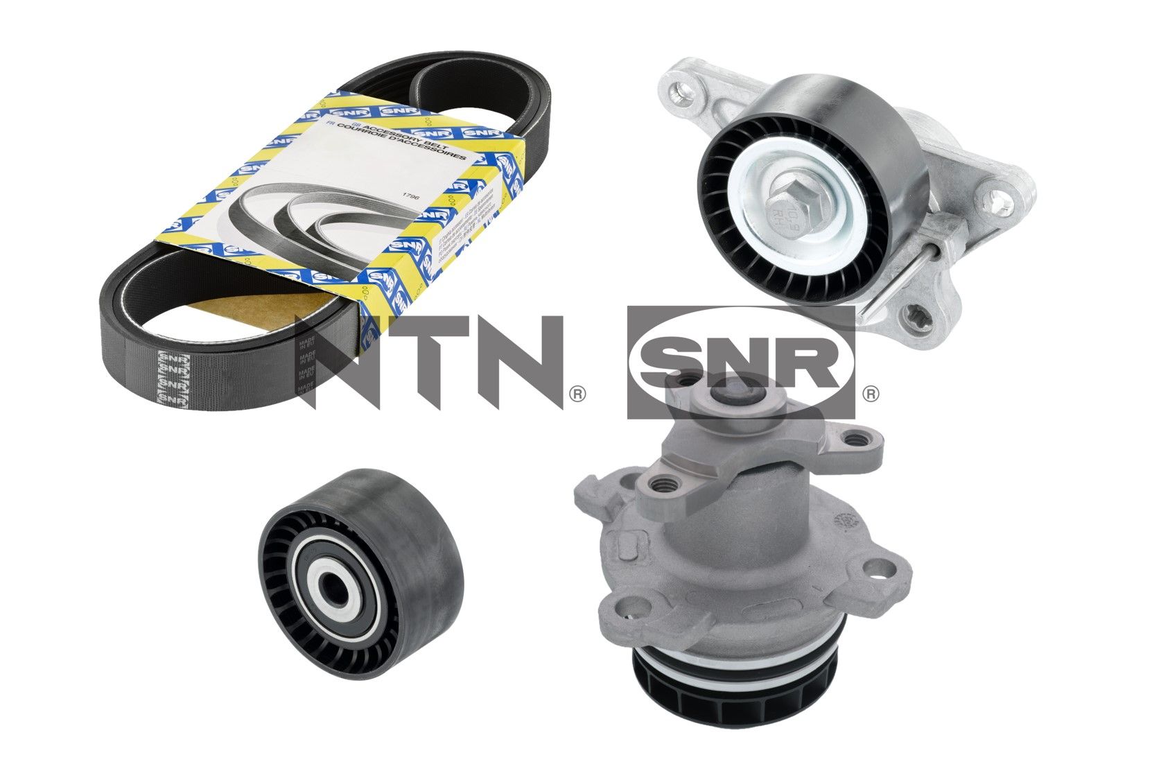 SNR Vandpumpe + kileremssæt kap855240 for OPEL VAUXHALL RENAULT NISSAN MERCEDES-BENZ
