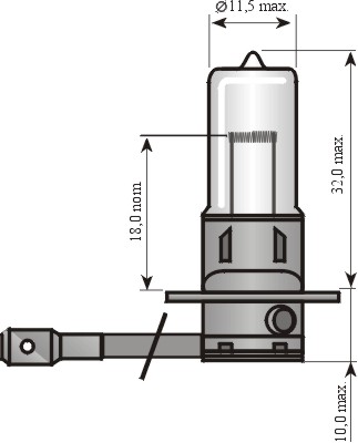 SPAHN GLÜHLAMPEN Pære, fjernlys 53162 H3 for DAF OPEL MERCEDES-BENZ BMW SEAT