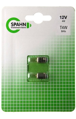 SPAHN GLÜHLAMPEN Pære, baglygte bl2504 T4W