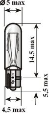 Produktbillede for Pære [12 V] 2,3 watt (1 stk.)