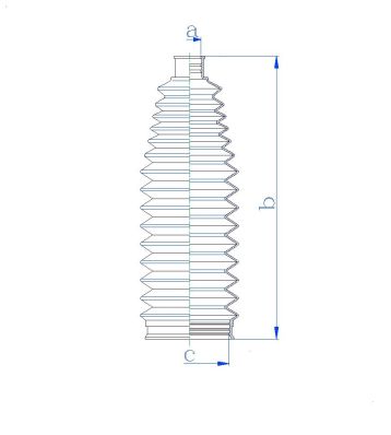 SPIDAN Manchet, styretøj 84201 for TOYOTA