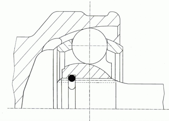 LÖBRO Ledsæt, drivaksel 301991 for SUBARU