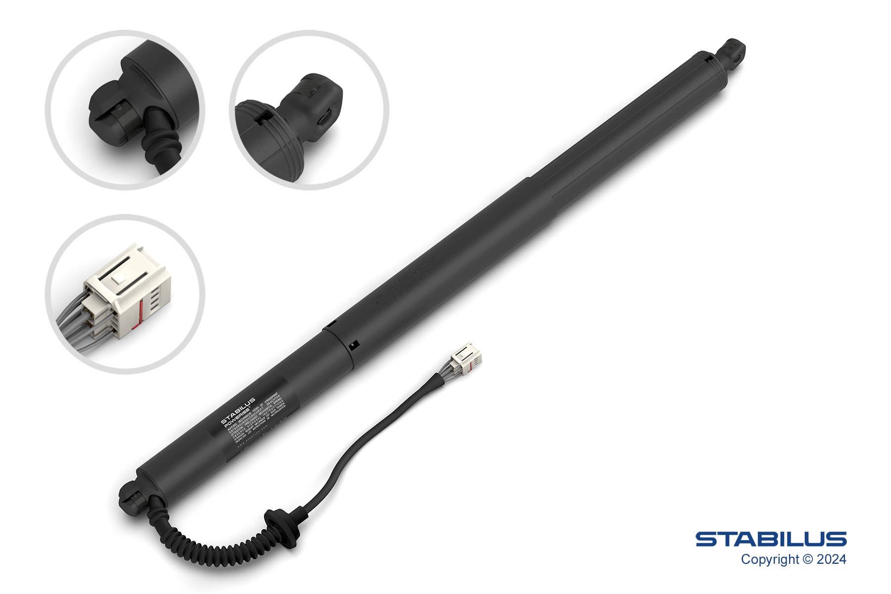 STABILUS Elmotor, bagklap 175961 for VOLVO