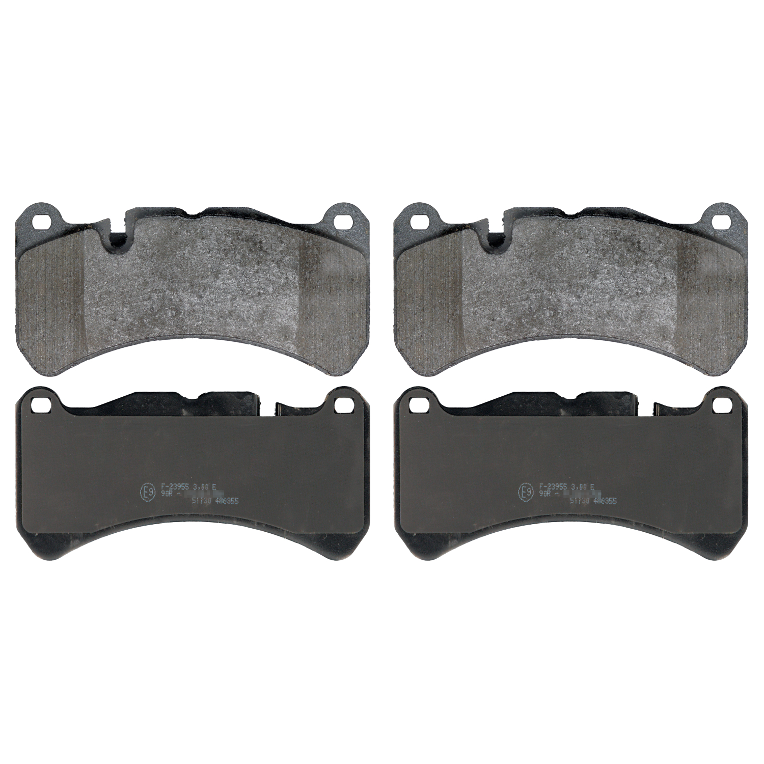 SWAG Bremseklodser 10116138 foraksel for MERCEDES-BENZ
