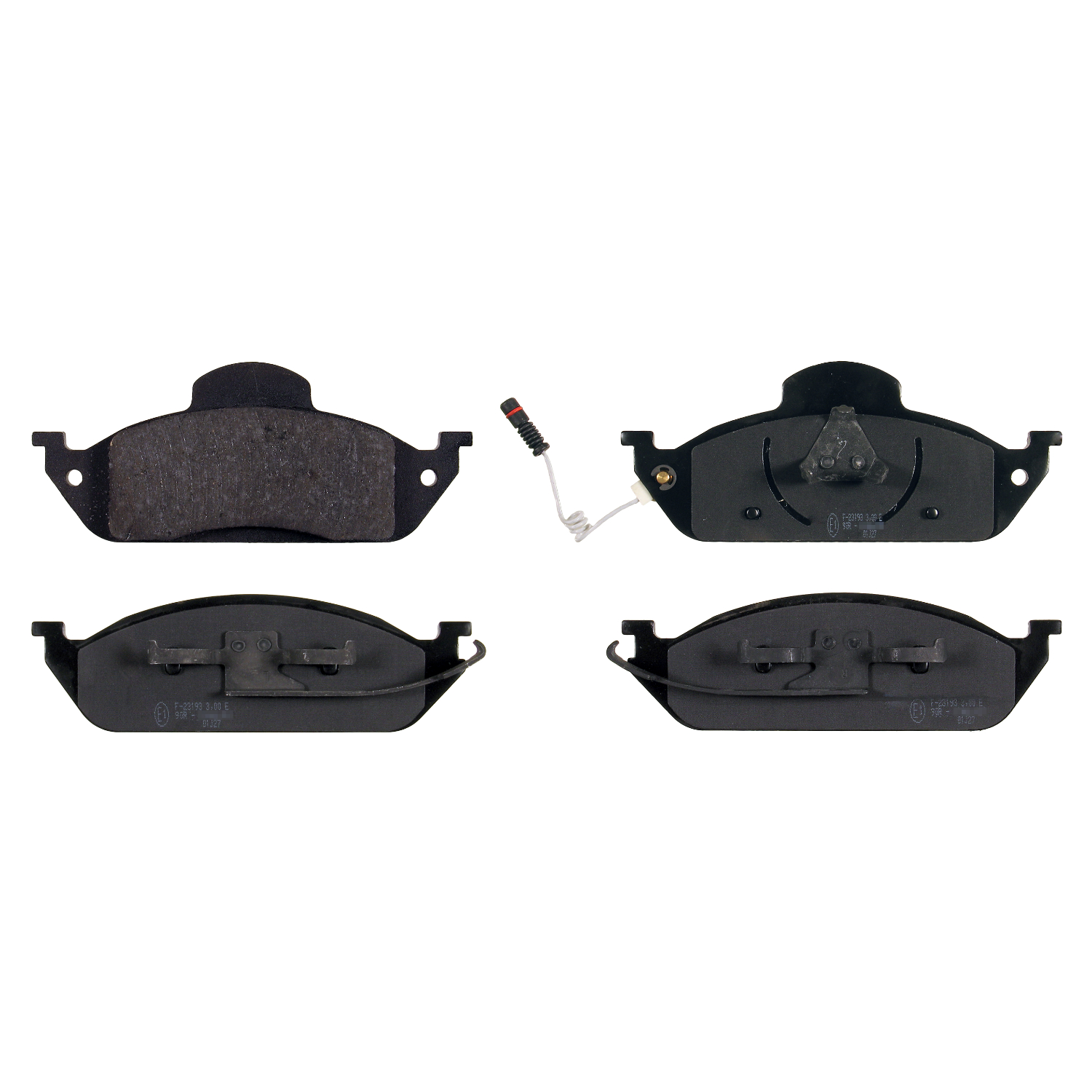 SWAG Bremseklodser 10916410 foraksel for MERCEDES-BENZ