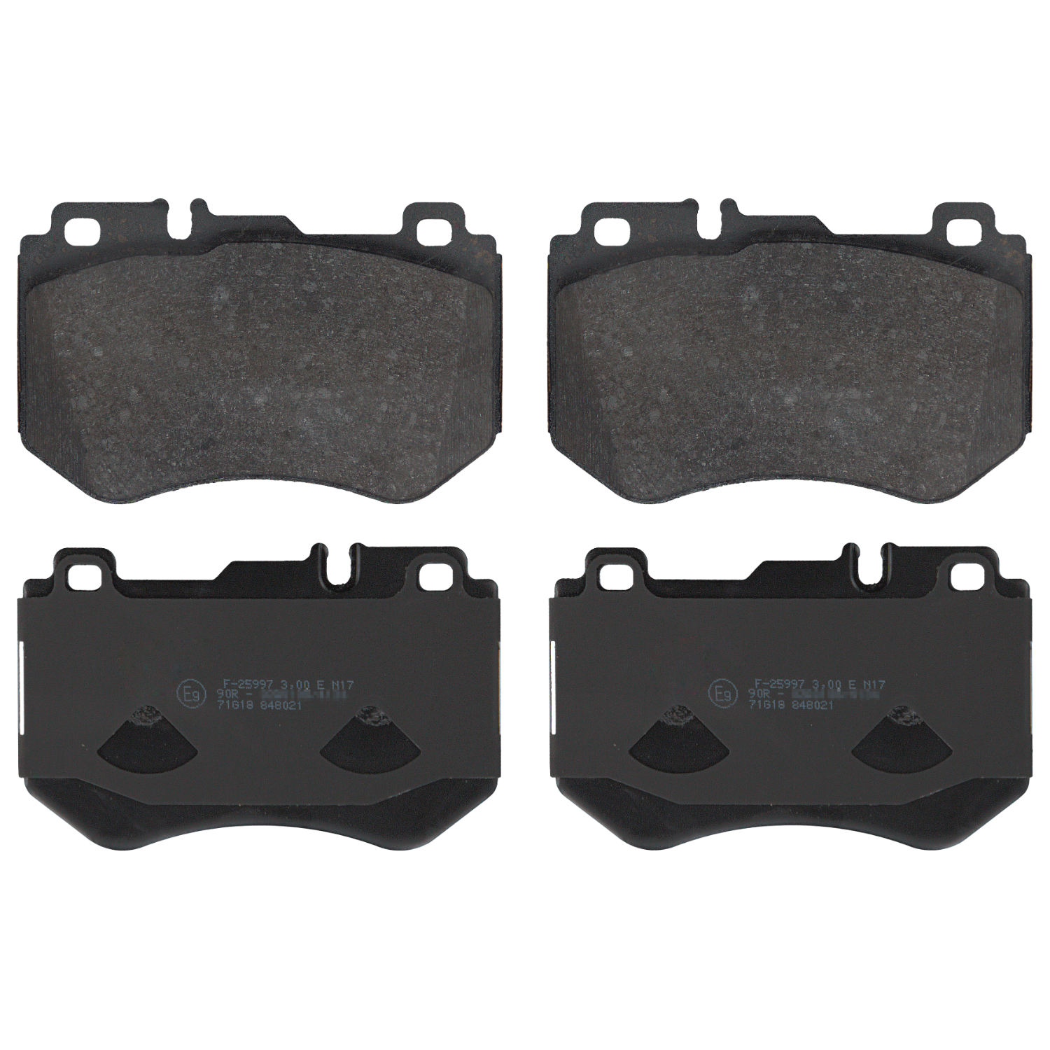 SWAG Bremseklodser 10916987 foraksel for MERCEDES-BENZ