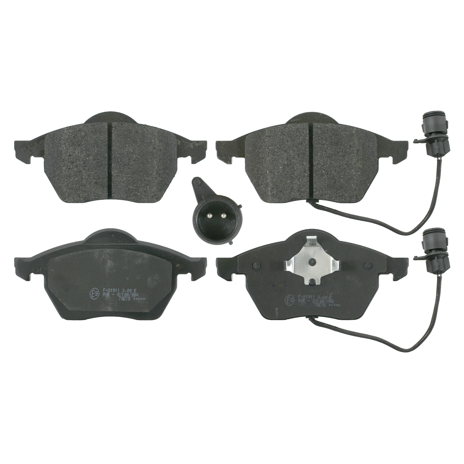 SWAG Bremseklodser 30916058 foraksel for AUDI