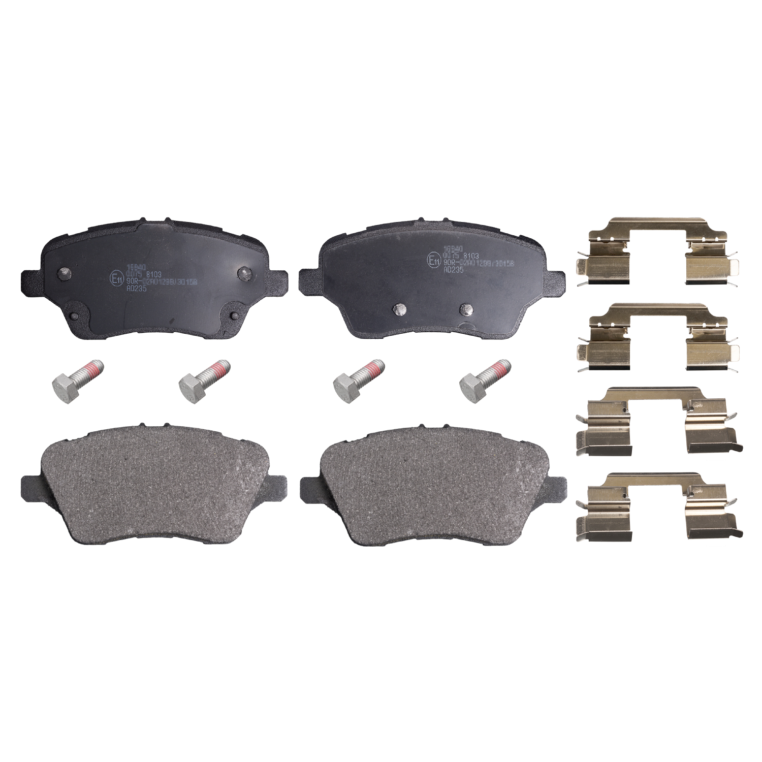 SWAG Bremseklodser 50916940 foraksel for FORD
