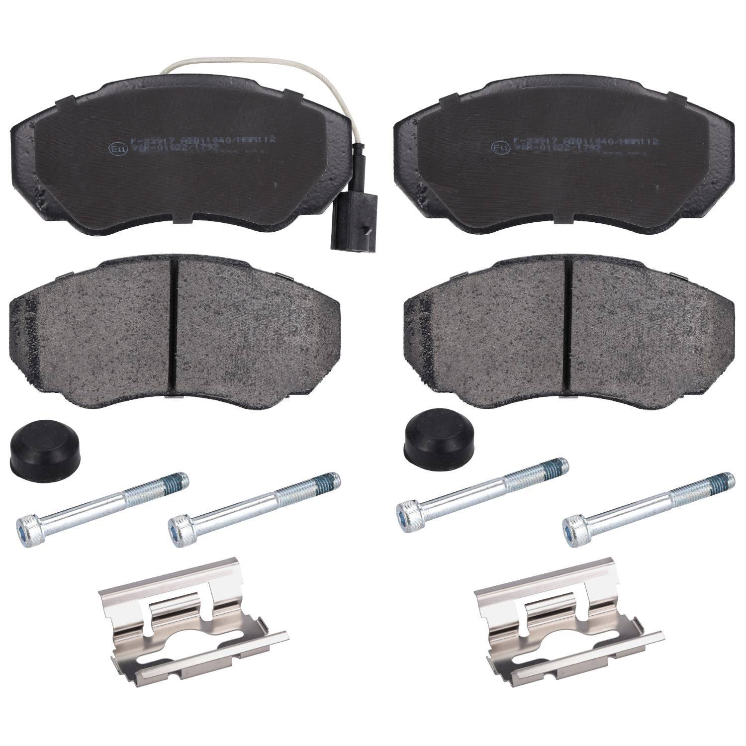 FEBI BILSTEIN Bremseklodser 116049 foraksel for PEUGEOT FIAT