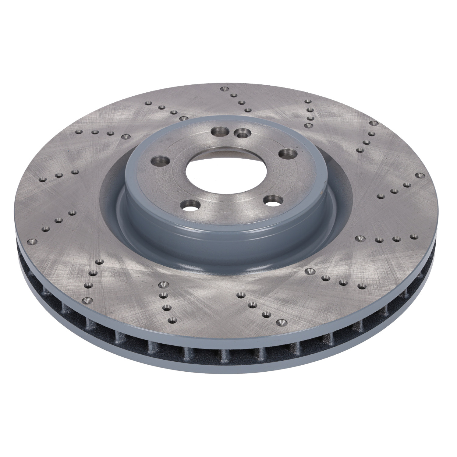 FEBI BILSTEIN Bremseskive 107510 foraksel perforeret 350mm for MERCEDES-BENZ