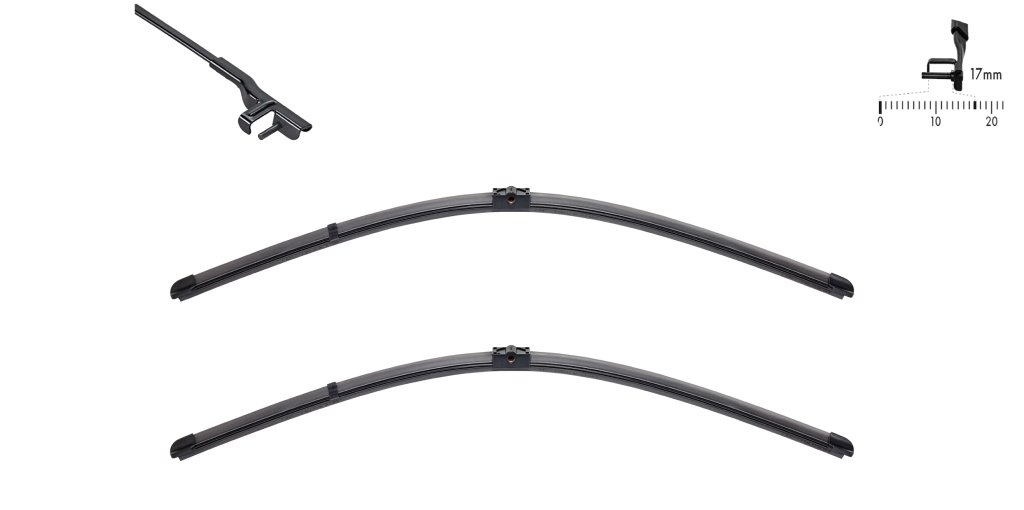 SWF Viskerblad 119275 foran for MERCEDES-BENZ