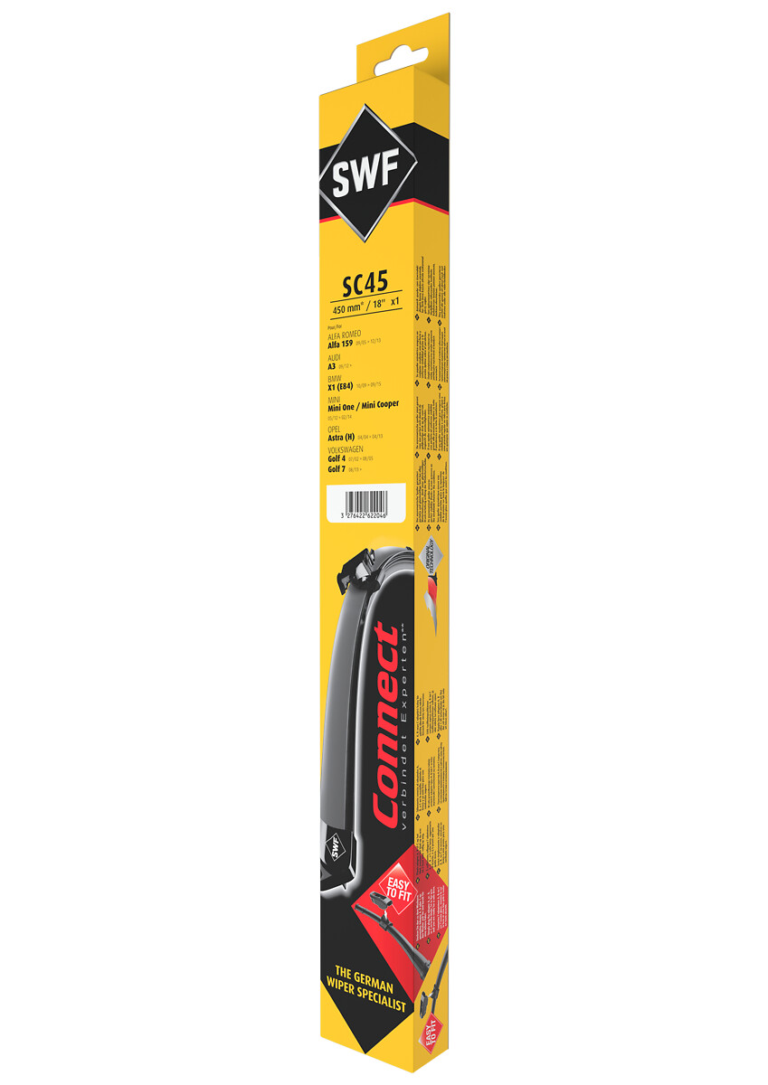SWF Viskerblad 262204 for ALFA ROMEO PEUGEOT CITROËN MERCEDES-BENZ RENAULT AUDI DACIA