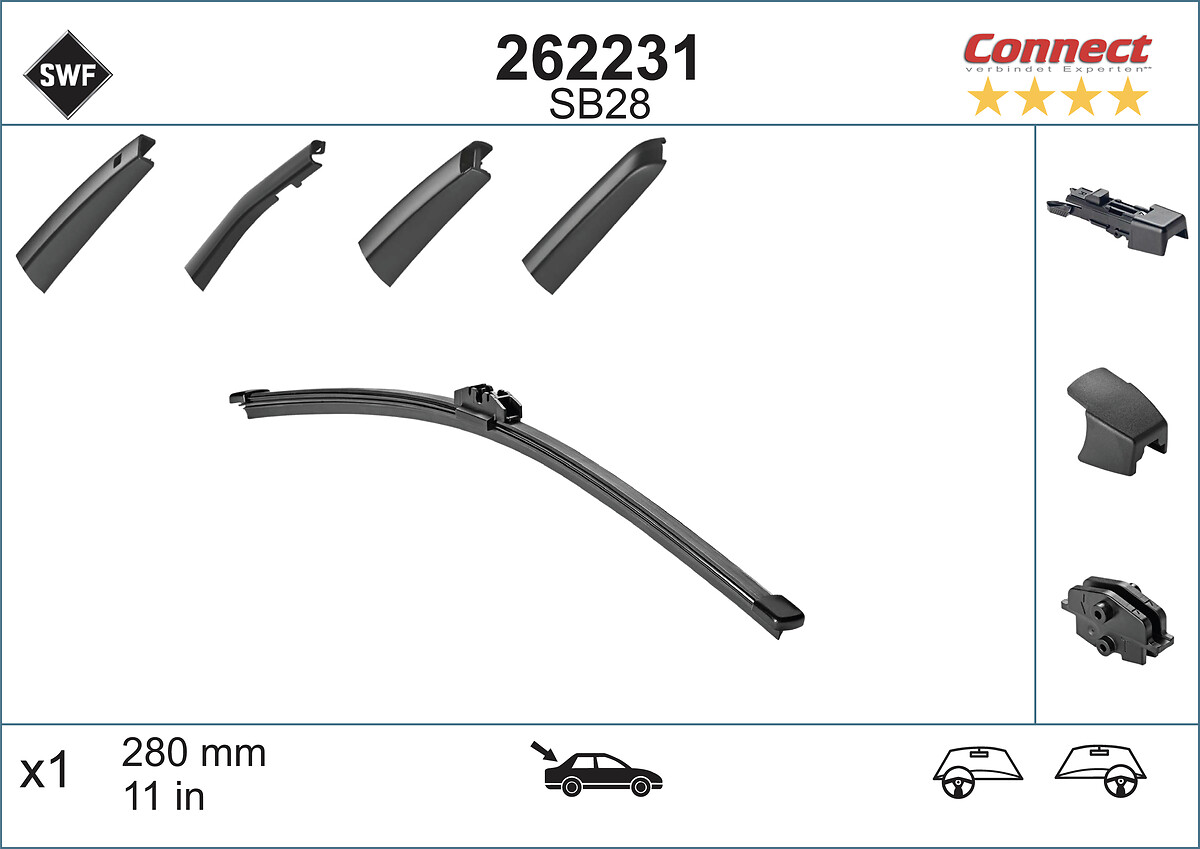 SWF Viskerblad 262231 bag for FORD BMW VW
