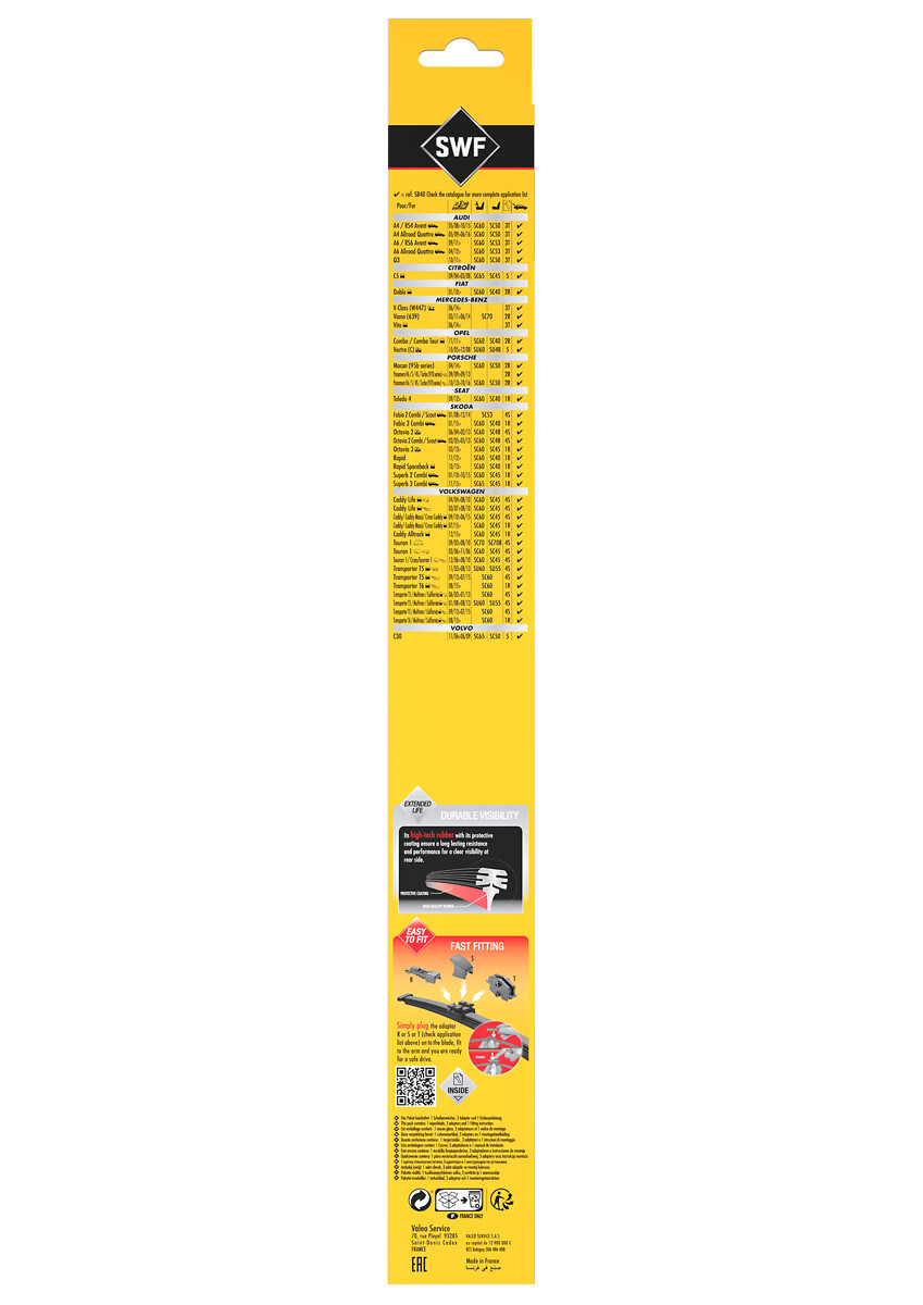 SWF Viskerblad 262234 bag for BMW VW (SVW) BENTLEY AUDI