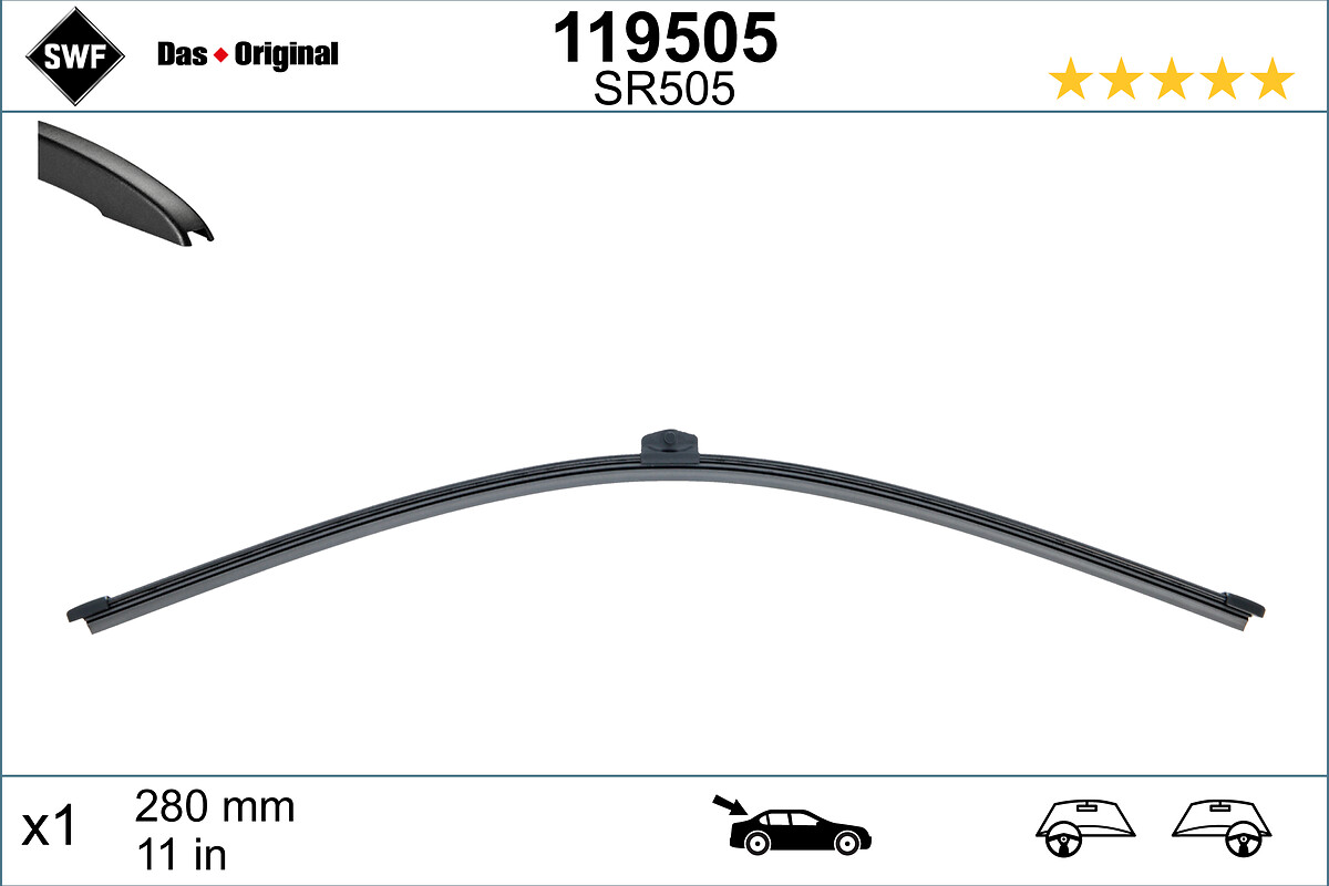 SWF Viskerblad 119505 bag for BMW CUPRA MERCEDES-BENZ PORSCHE AUDI