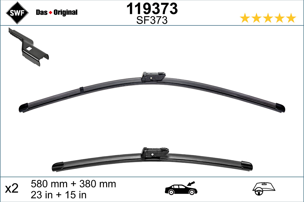 SWF Viskerblad 119373 foran for NISSAN
