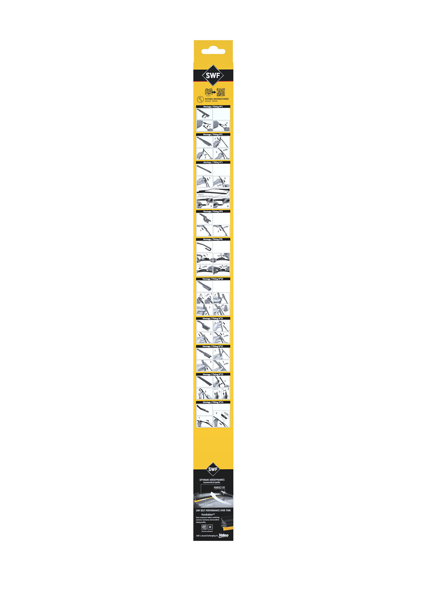 SWF Viskerblad 119341 foran for MERCEDES-BENZ AUDI