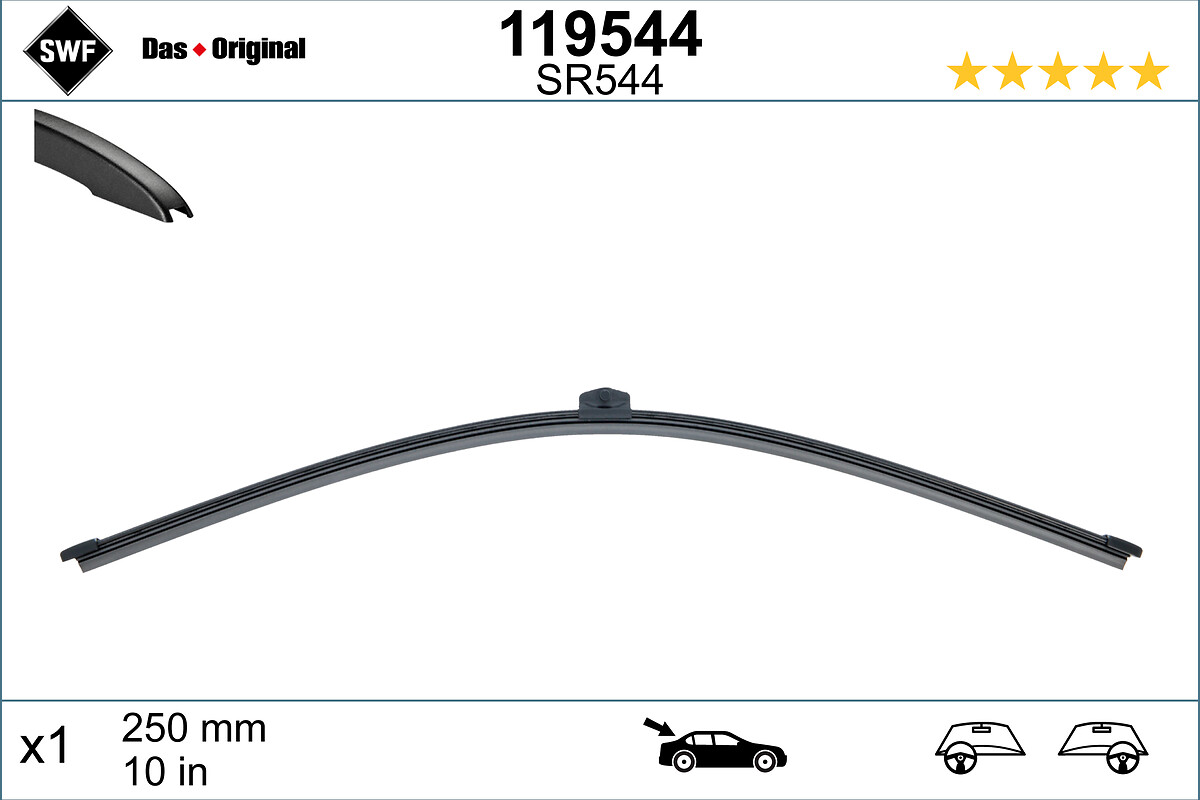 SWF Viskerblad 119544 bag for OPEL PEUGEOT RENAULT NISSAN JEEP MERCEDES-BENZ AUDI